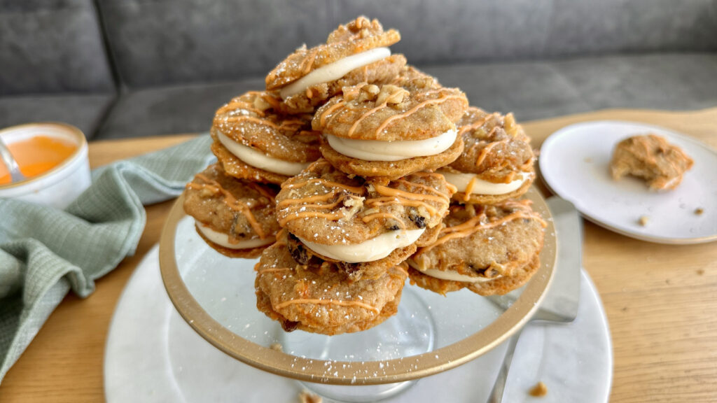 Réorganiser le gâteau aux carottes traditionnelles avec cette recette de biscuits