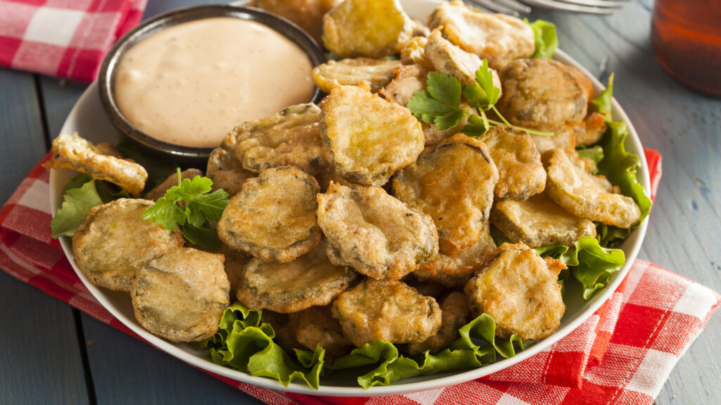 Pour de meilleurs cornichons frits, choisissez la bonne forme