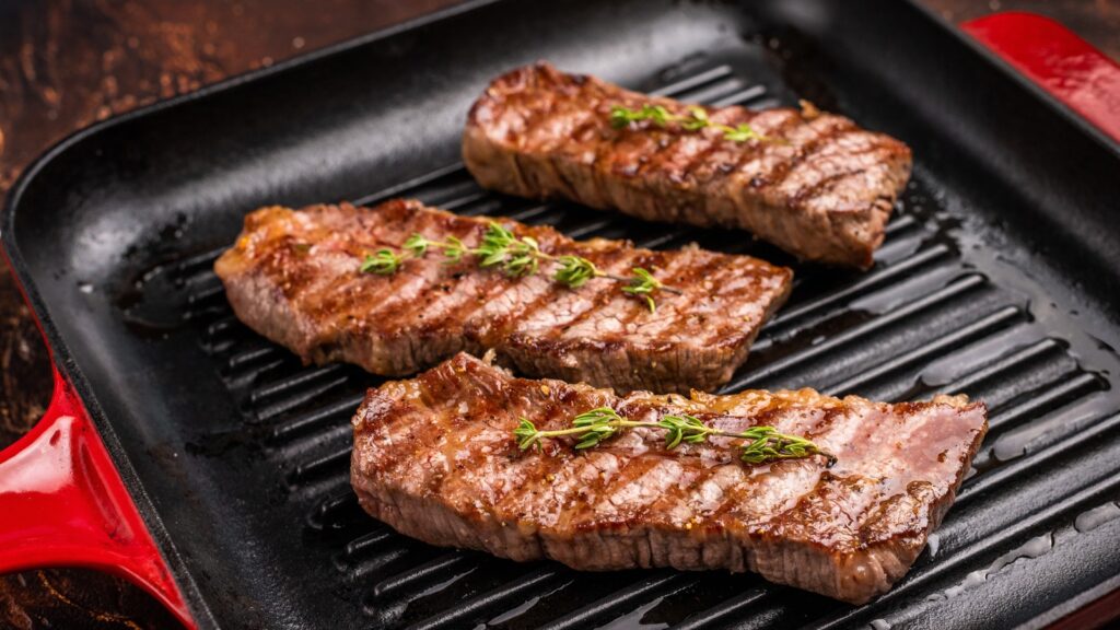 Où trancher un steak à trip