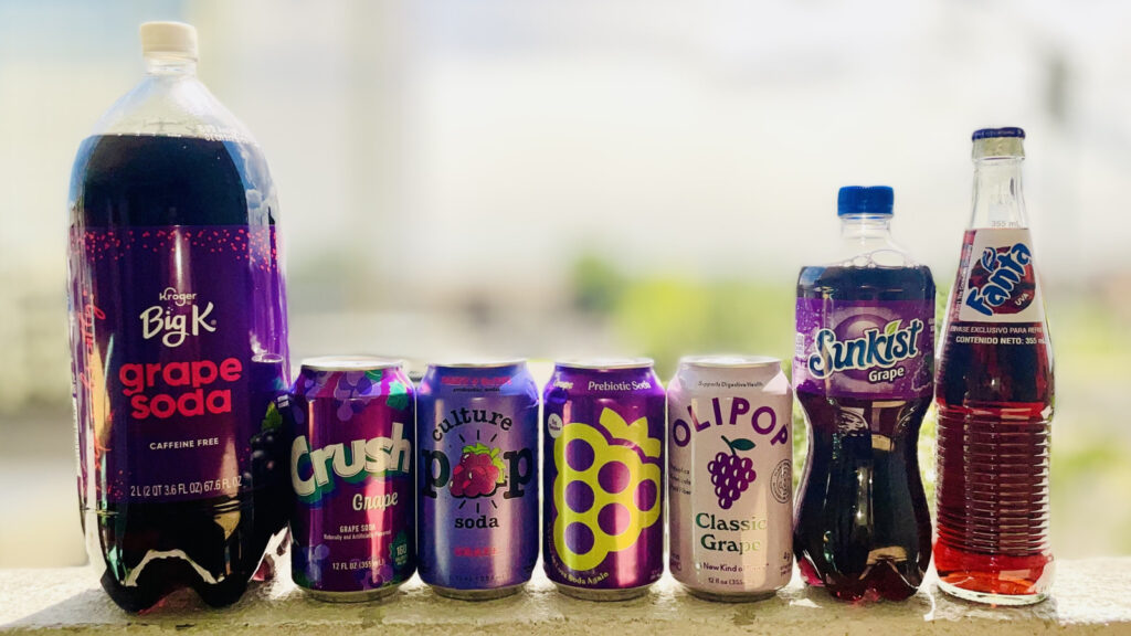 7 sodas de raisin, classé pire au mieux