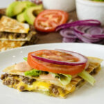 Recette de quesadillas au cheeseburger chargées