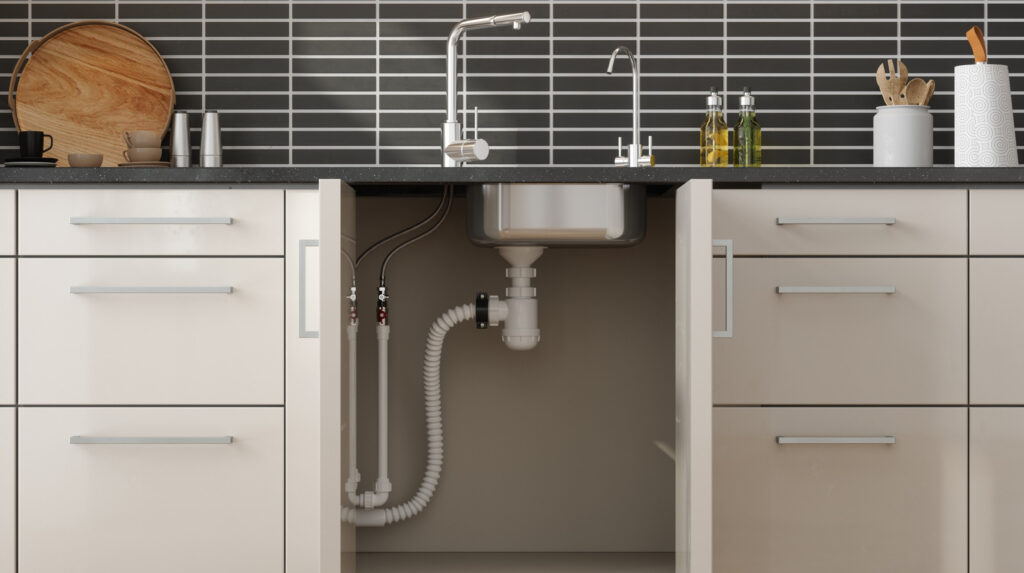 L'organisateur intelligemment conçu de Walmart est parfait pour le rangement dans les armoires sous l'évier