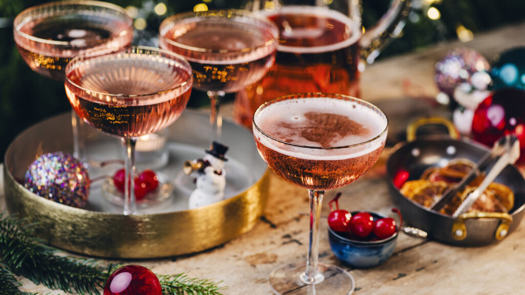 Le cocktail festif qui est une version pétillante du classique à l'ancienne