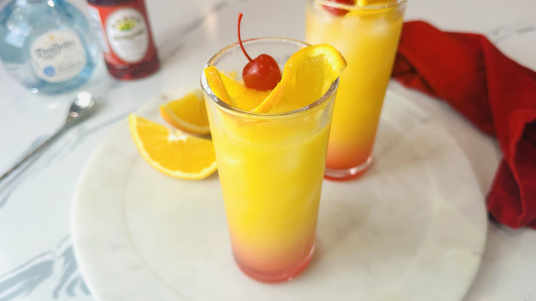 Cocktails Tequila Sunrise