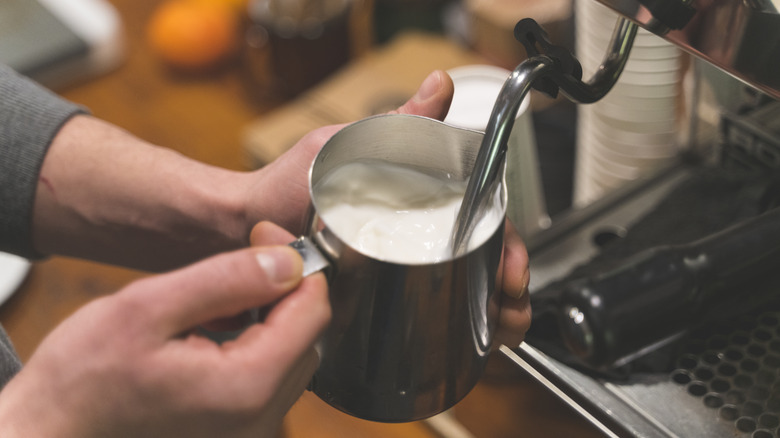 Lait cuit à la vapeur