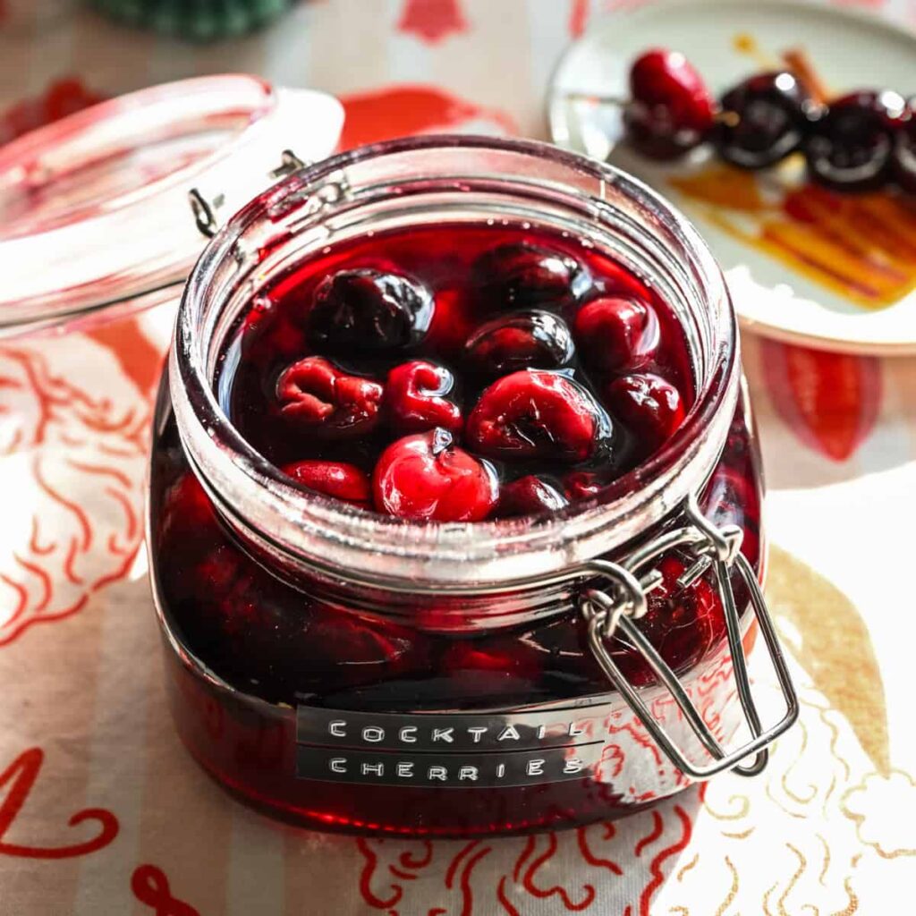 Cerises cocktail maison