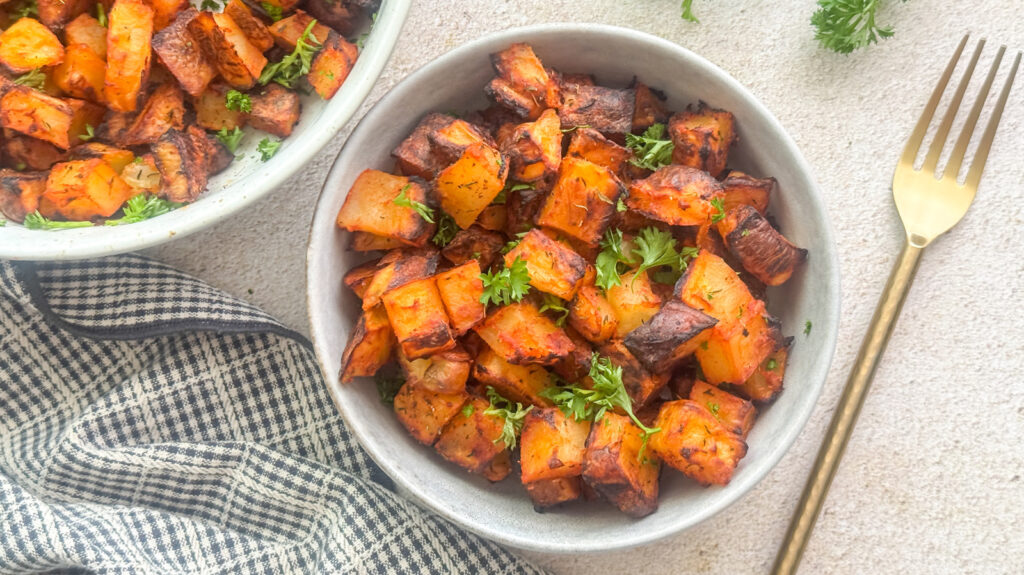 Recette de pommes de terre espagnoles rôties