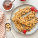 Recette de barres granola au beurre de cacahuète sans cuisson