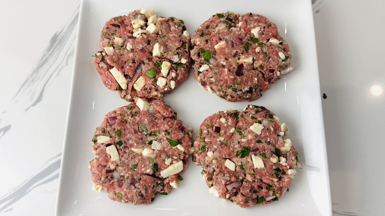 Galettes de burger d'agneau