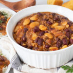 Recette de haricots calicot sur la cuisinière