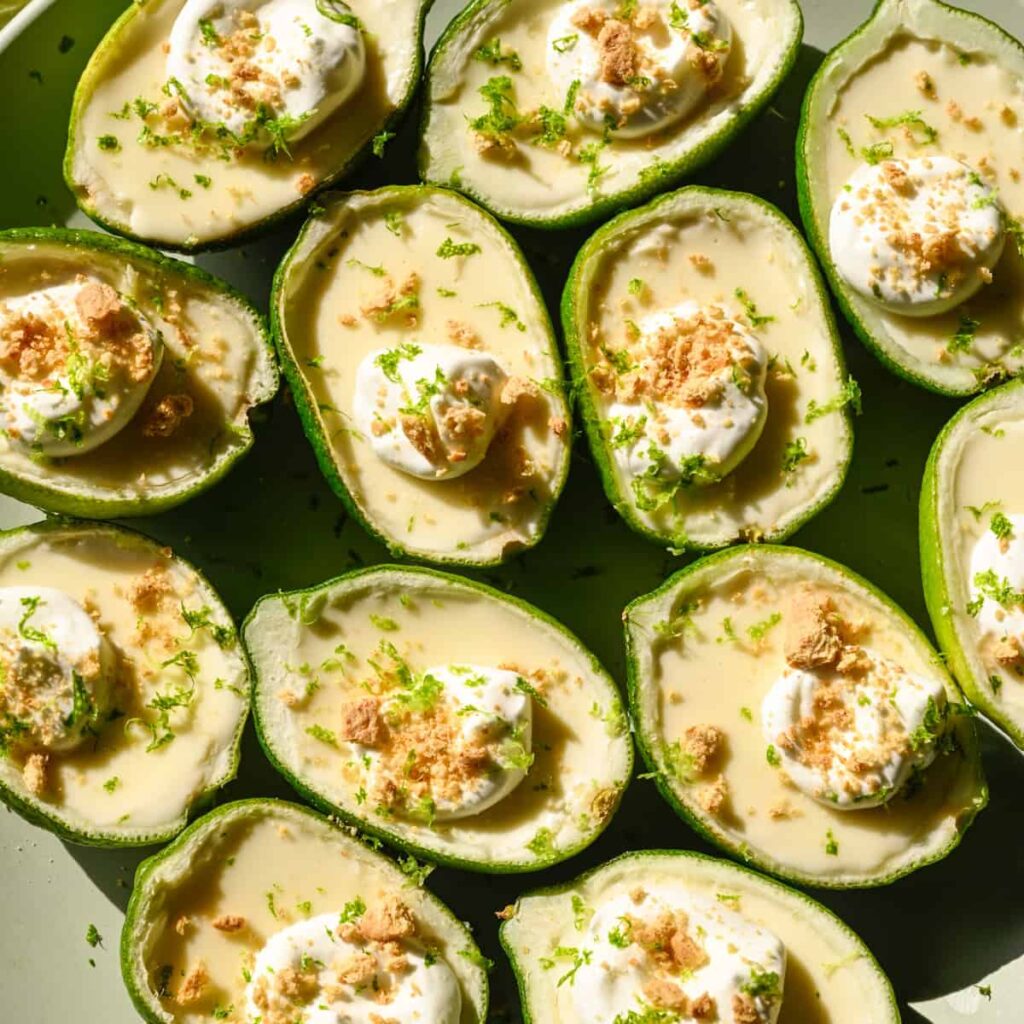 Possets de tarte au citron vert
