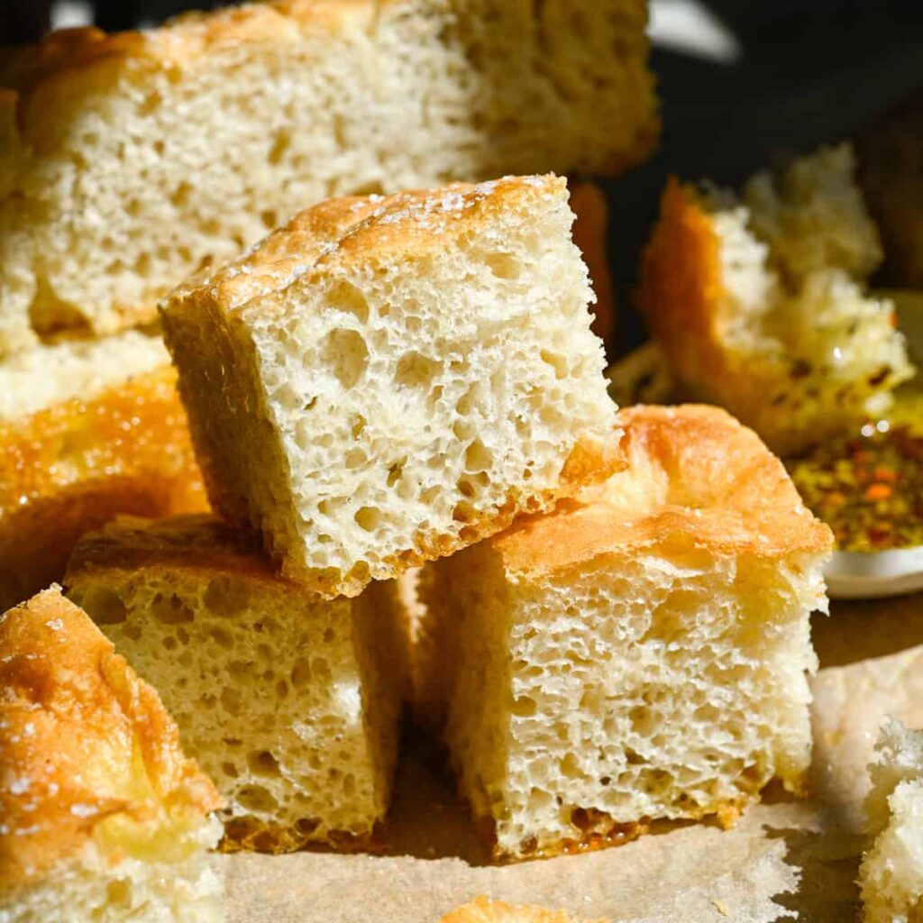 Focaccia sans pétrissage (recette facile dans un bol)