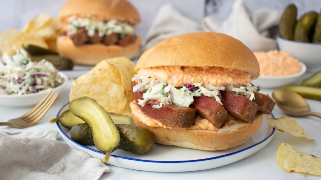 Recette de sandwich au pain de viande de style sudiste avec fromage au piment