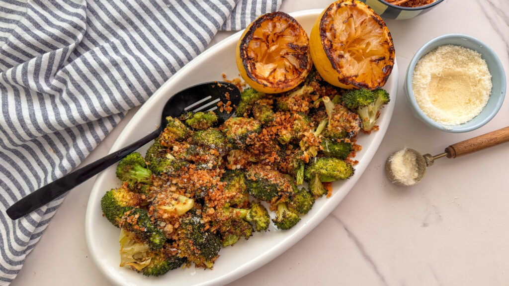 Recette de brocoli rôti à la façon César