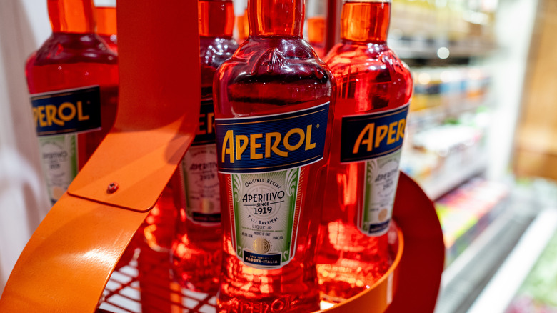 bouteilles d'Aperol