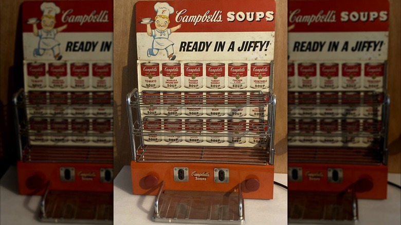 Réchauffeur d'affichage Campbell's Diner vintage