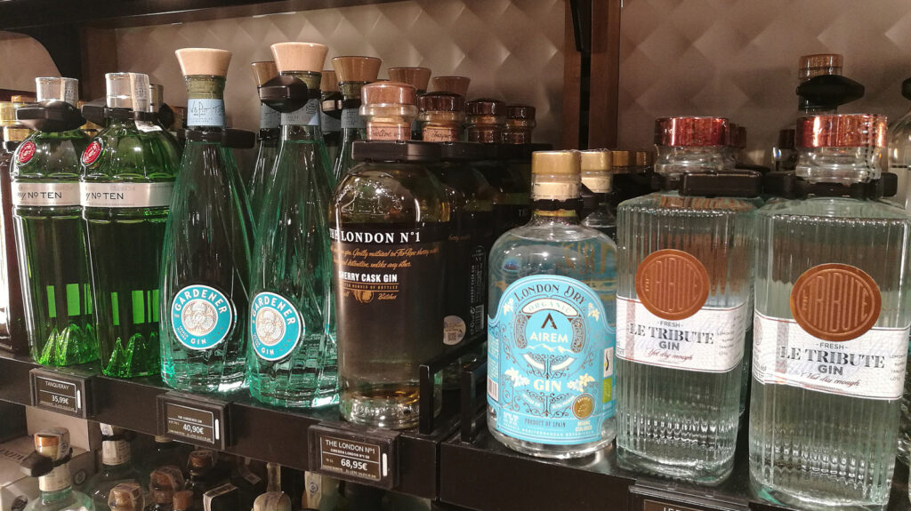 Quelle est la durée de conservation moyenne du gin ?