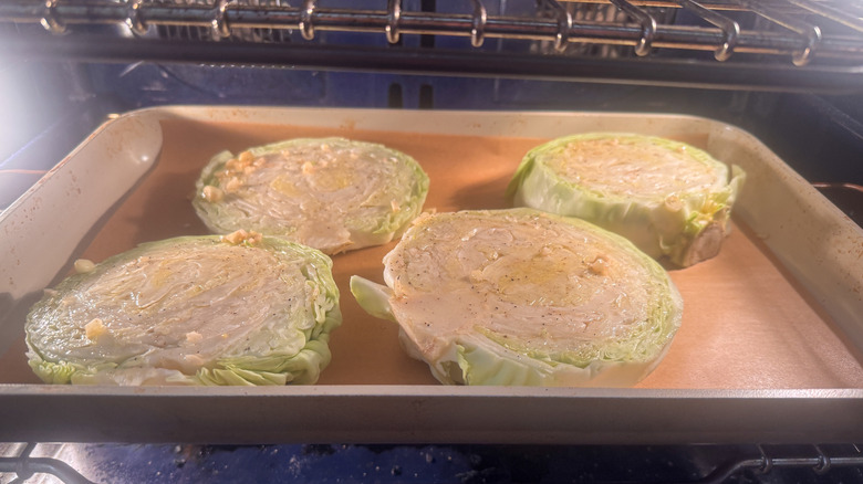 steaks de chou au four