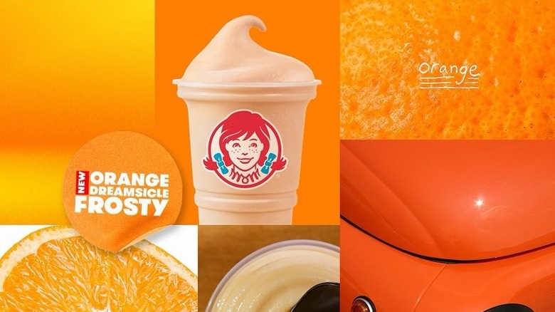 Une publicité pour Wendy's Orange Dreamsicle Frosty