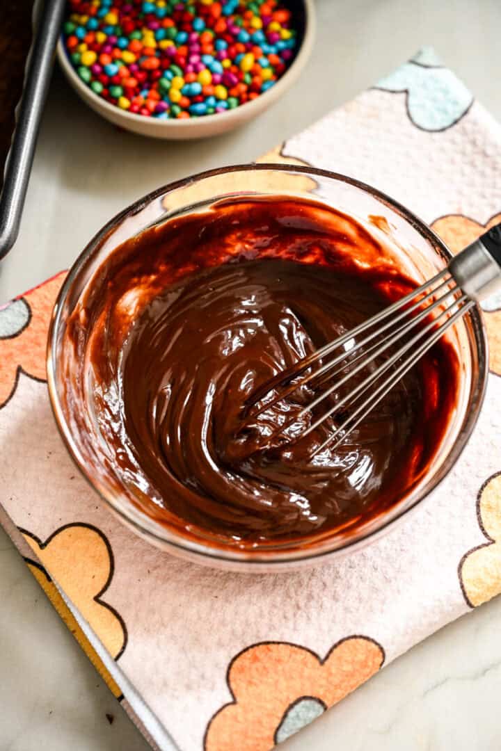Vue aérienne de la ganache.