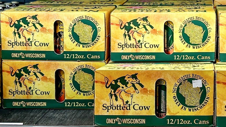 Boîtes de bière Spotted Cow