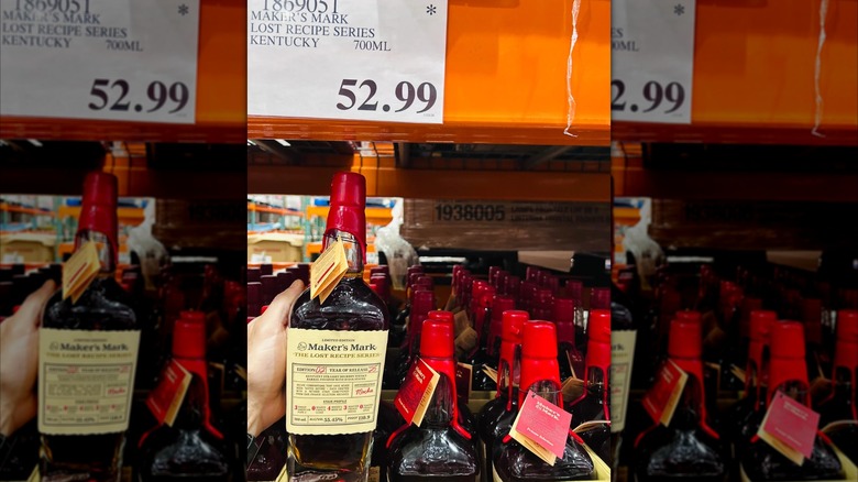 Série de recettes perdues Maker's Mark sur les étagères de Costco