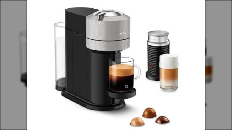 Nespresso Relove Vertuo Next Ensemble Aero3 Gris Clair