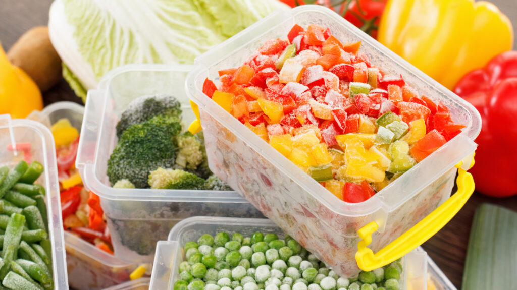 La meilleure température pour les légumes surgelés stockés à long terme