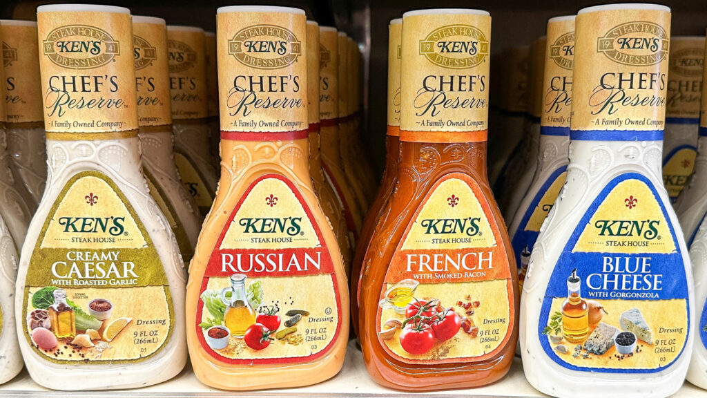 3 marques de condiments appartenant à la société derrière la vinaigrette Ken's Steak House