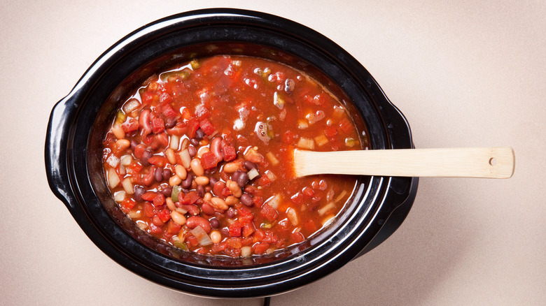 Chili dans une mijoteuse