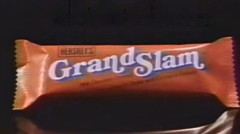 Gros plan de la barre chocolatée Gram Slam de Hershey
