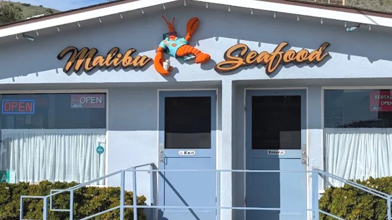 Entrée principale de Malibu Seafood.