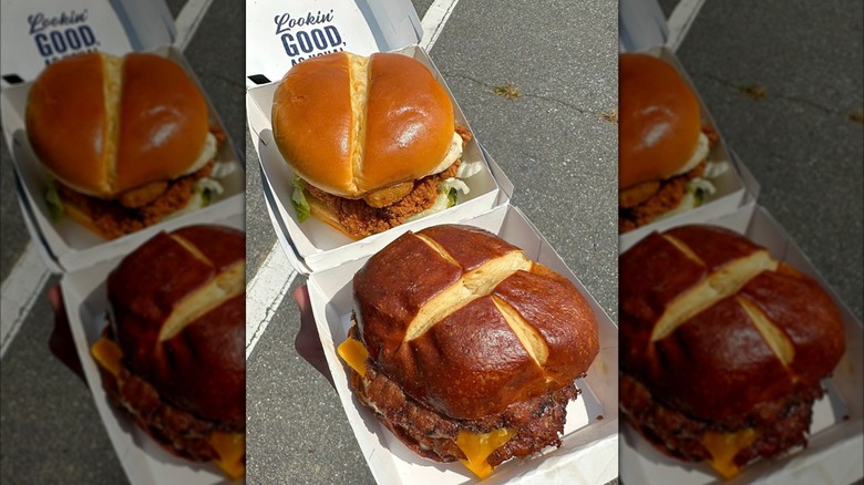 Les petits pains de Culver sous l'angle supérieur