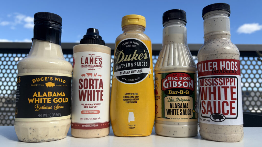5 sauces barbecue blanches, classées de la pire à la meilleure