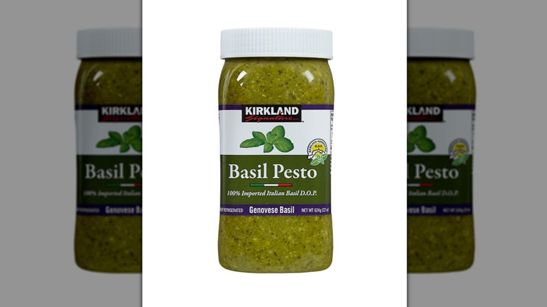 Pot de pesto de basilic importé Kirkland Signature