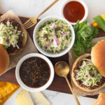 Recette de burgers de porc collants à l'ail et au gingembre