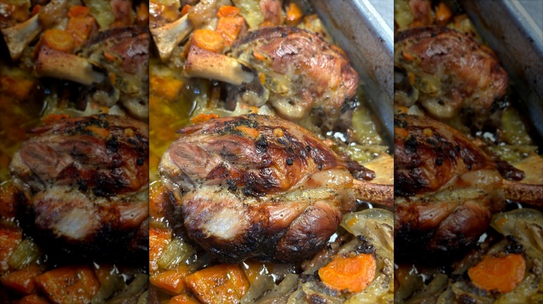 Jarrets de porc façon osso buco d'Acqua Alta Ristorante à Clearwater, Floride