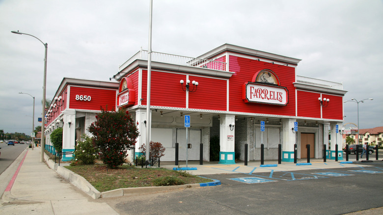 Façade et parking de l'immeuble Farrell