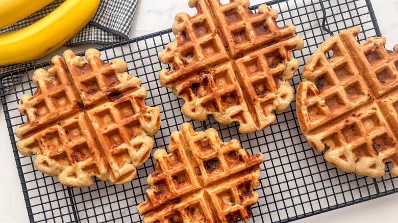 Gaufres sur grille