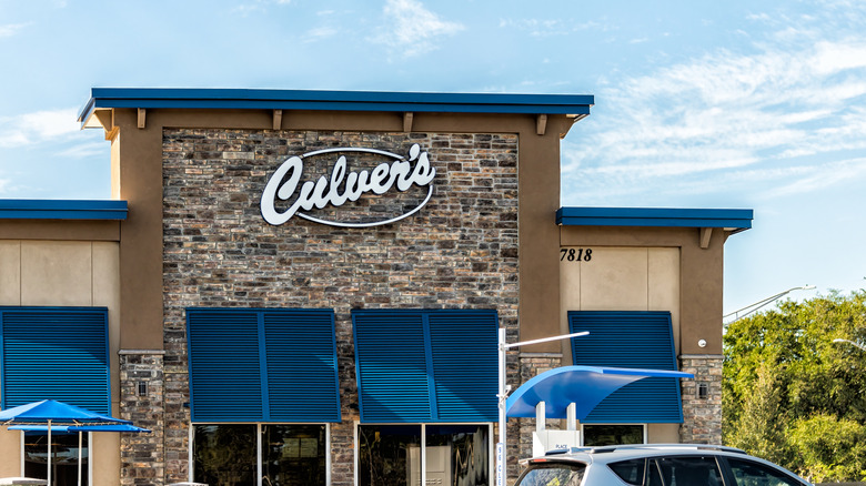 Façade extérieure d'un restaurant Culver's