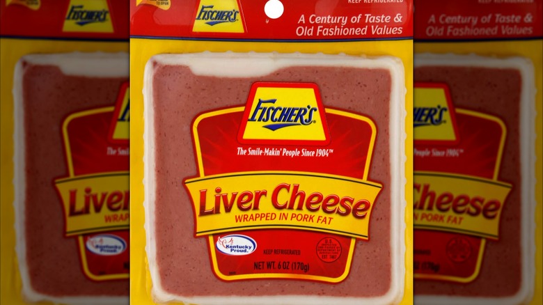 Un paquet de fromage de foie Fischer