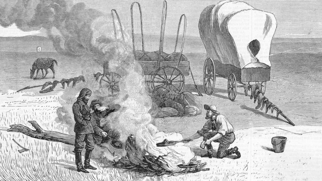 Pas de crêpes ni de gaufres : les cowboys et les pionniers de l'Oregon Trail ont mangé ce pain plat au petit-déjeuner