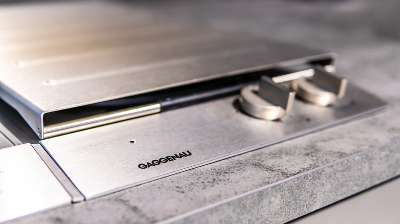 Une table de cuisson Gaggenau.