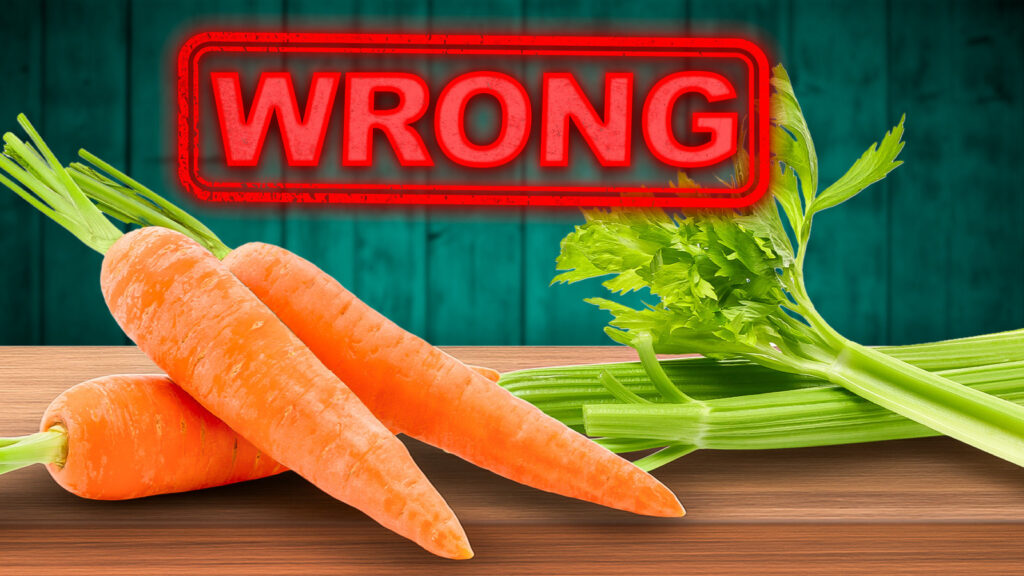 Vous faites tout faux – Comment conserver la fraîcheur du céleri et des carottes